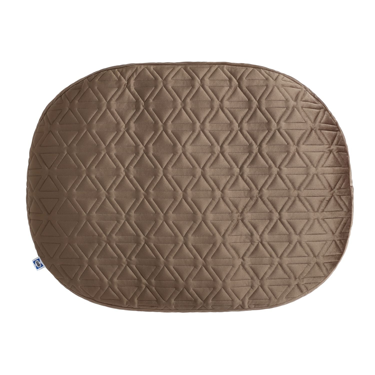 Sealy® Elegance Oval Pet Bed, Brown