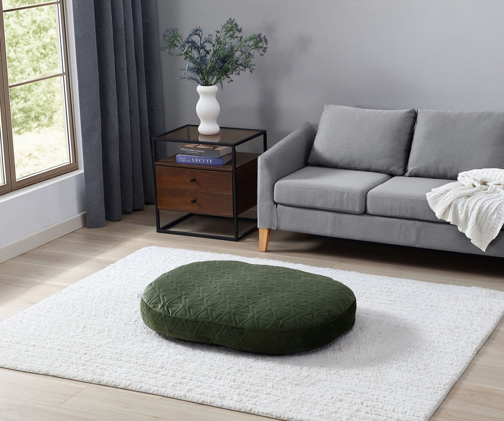 Sealy® Elegance Oval Pet Bed, Sage