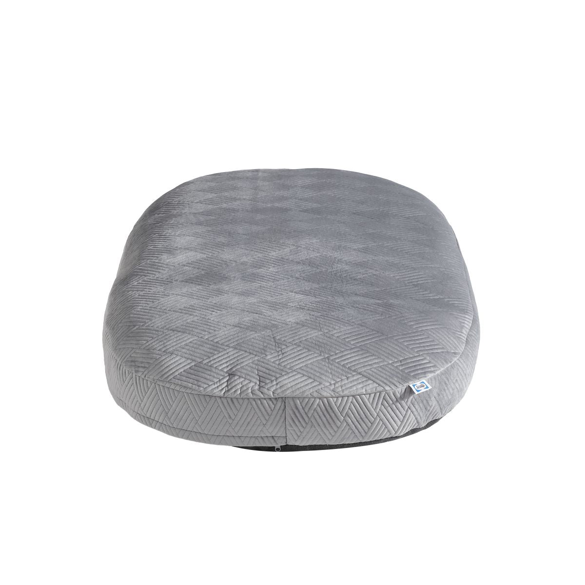 Sealy® Elegance Oval Pet Bed, Gray