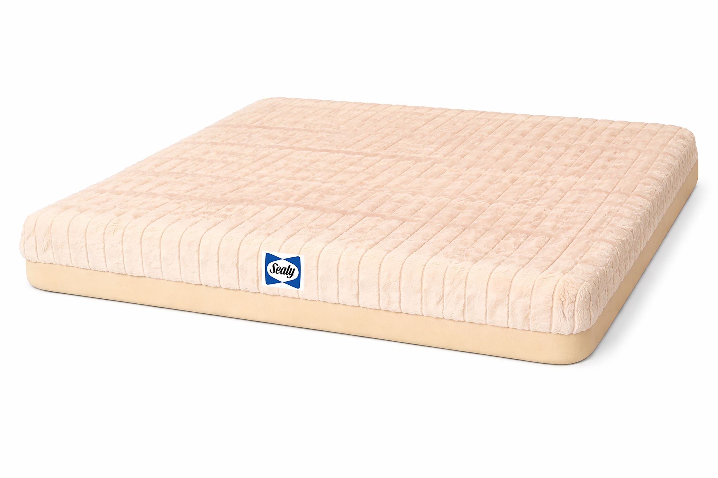 Sealy® Sculpted Faux Fur Memory Foam Crate Mat