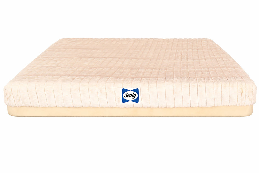 Sealy® Sculpted Faux Fur Memory Foam Crate Mat