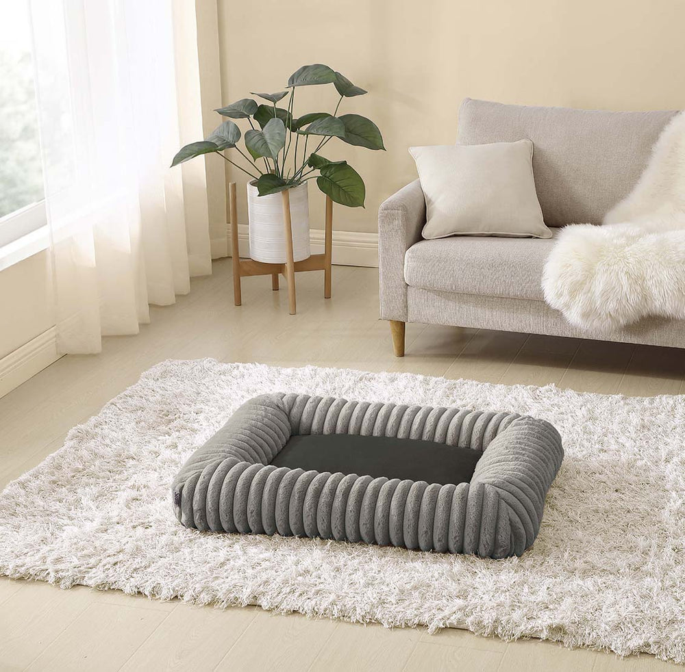 Sealy® Snuggle Support Pet Bed Gray